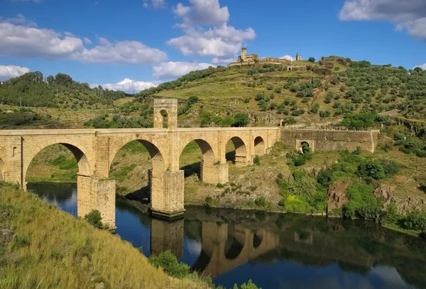 Puente de Alcantara, most nad rzeką Tag — Zdjęcie stockowe