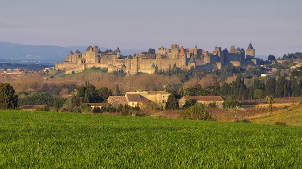 Castelo de carcassonne, frança — Fotografia de Stock