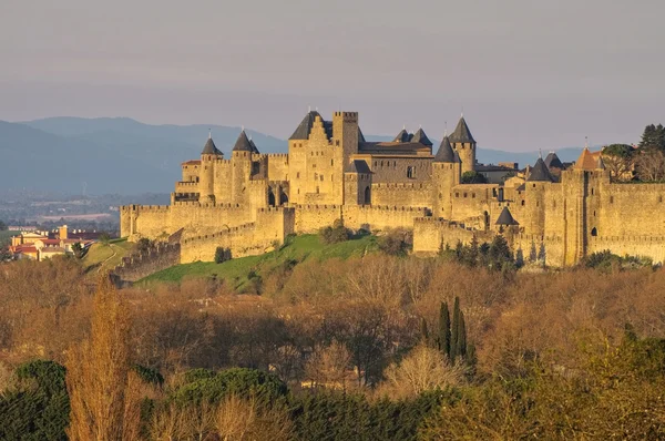 Zamek Carcassonne, Francja — Zdjęcie stockowe