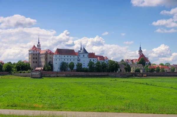 Замок Хартенфельс в Торгау, Саксония — стоковое фото