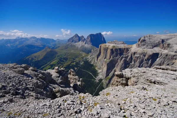 Grupo Sella en Dolomitas — Foto de Stock