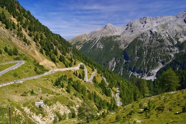 Przełęcz Stelvio w południowym Tyrolu — Zdjęcie stockowe