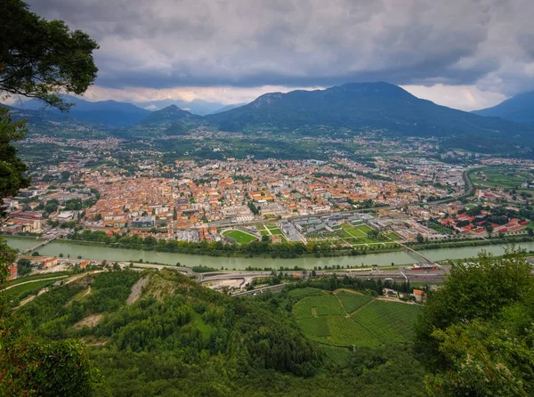 The italian town Trento — Stock Photo, Image