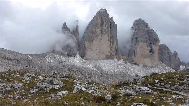 Tre Cime di Lavaredo — Vídeo de stock