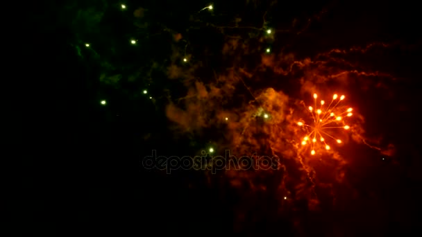 Feu d'artifice de nuit 