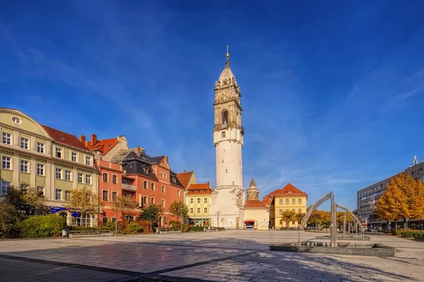 Cidade Bautzen torre Reichenturm na Alta Lusácia — Fotografia de Stock