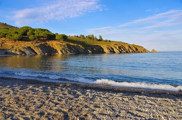 Costa Vermeille, playa en Francia — Foto de Stock