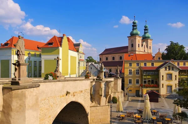 St. Johns Bridge, Klodzko (Glatz), Silésia, Polónia — Fotografia de Stock