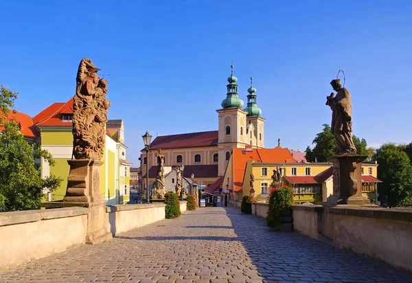 St. Johns Bridge, Klodzko (Glatz), Silésia, Polónia — Fotografia de Stock