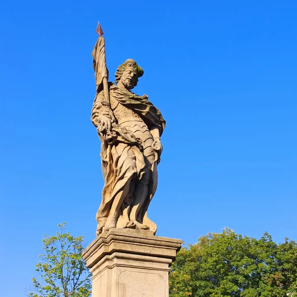 Statue from St. Johns Bridge, Klodzko (Glatz), Silesia — Stock Photo, Image