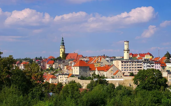 Town Habelschwerdt in Silesia — Stockfoto