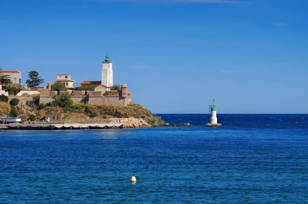 Lighthouse Port-Vendres,Cote Vermeille — Stockfoto