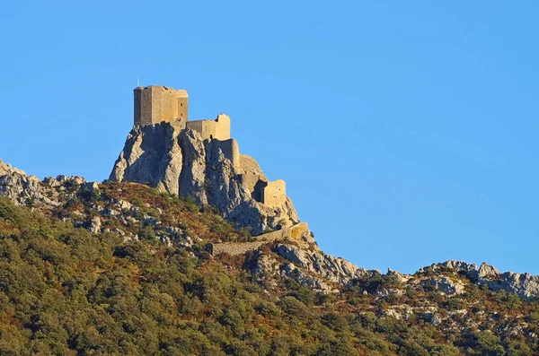 Castillo Queribus en Francia — Foto de Stock