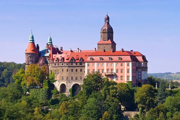 Castle Fuerstenstein in Silesia — Stockfoto