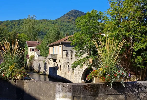 Belesta, stará vesnice ve Francii — Stock fotografie
