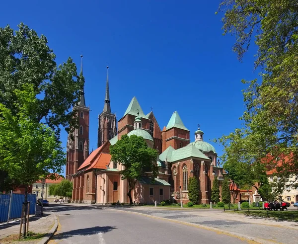 Breslau the cathedral — Stock Photo, Image