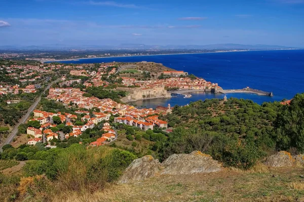 La città Collioure in Francia — Foto Stock