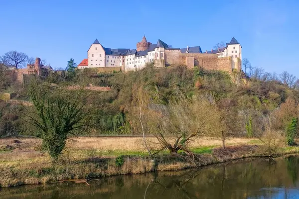 Castelo Leisnig Mildenstein na Saxónia — Fotografia de Stock