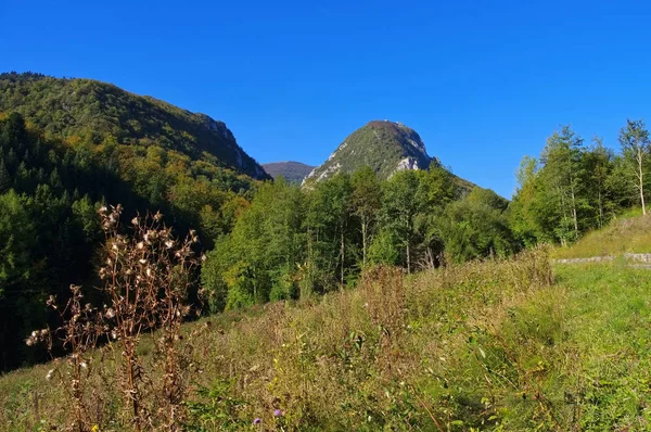 Zamku Montsegur we Francji — Zdjęcie stockowe