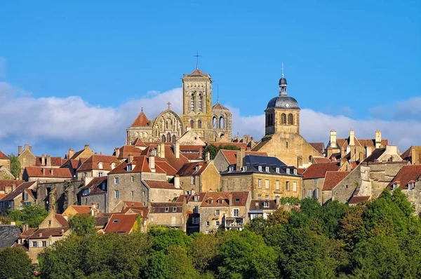 Staden Vézelay, Bourgogne — Stockfoto