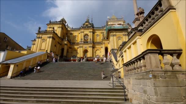 Iglesia Basílica de Wambierzyce, Silesia, Polonia — Vídeo de stock