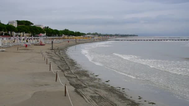 在意大利，海滩歌德 — 图库视频影像
