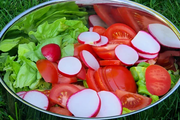 A mixed salad — Stock Photo, Image