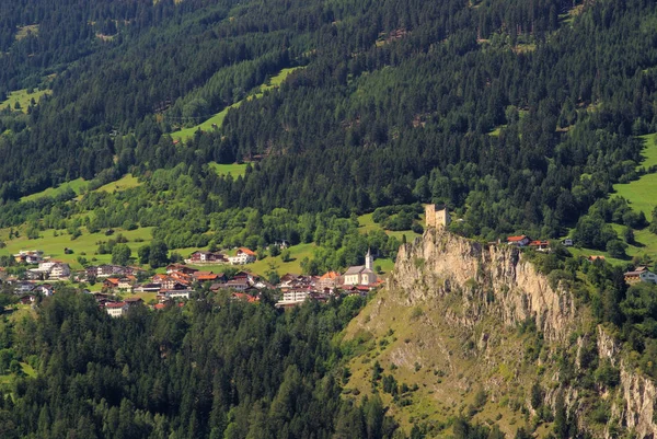 Ladis vár Laudegg — Stock Fotó