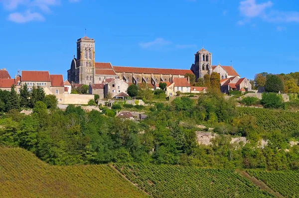 Abbaye Sainte-Marie-Madeleine de Vezelay — Stock fotografie