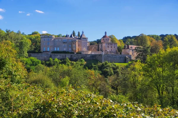 Chastellux-sur-Cure Chateau, Burgundy — Zdjęcie stockowe