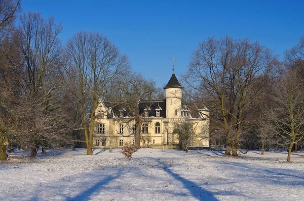 Hohenbocka castle in winter — Stock Photo, Image