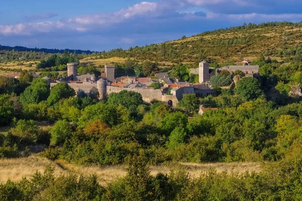 Λα Couvertoirade μια μεσαιωνική οχυρωμένη πόλη στη Γαλλία — Φωτογραφία Αρχείου