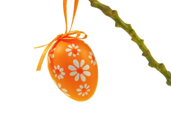 Páscoa buquê floral e ovo — Fotografia de Stock
