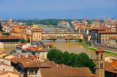 Ponte Vecchio Köprüsü, Floransa cityscape