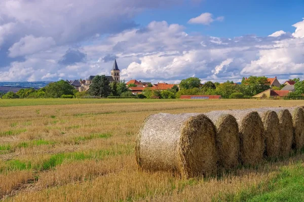 Aubiat gereja, Auvergne di Perancis — Stok Foto