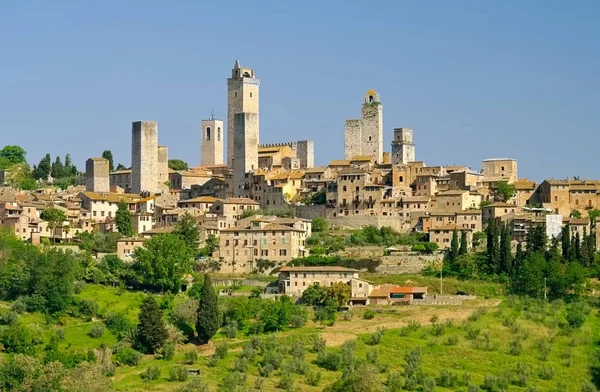 San Gimignano en Toscana — Foto de Stock