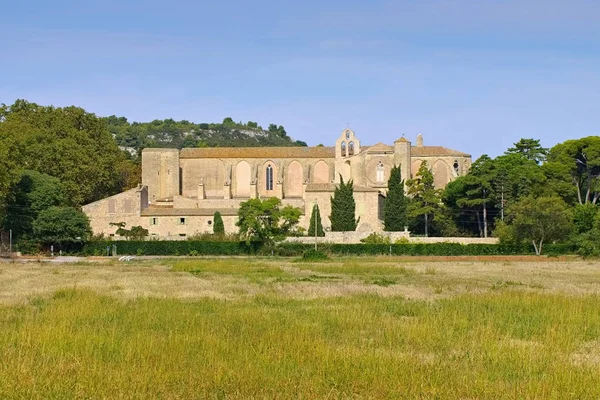 在法国南部的 Valmagne 修道院 — 图库照片