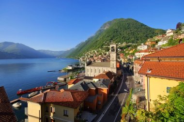 Argegno Lake Como İtalya