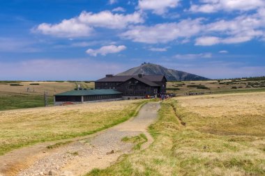 dağ Sniezka ve çayır Chalet Giant Mountains içinde