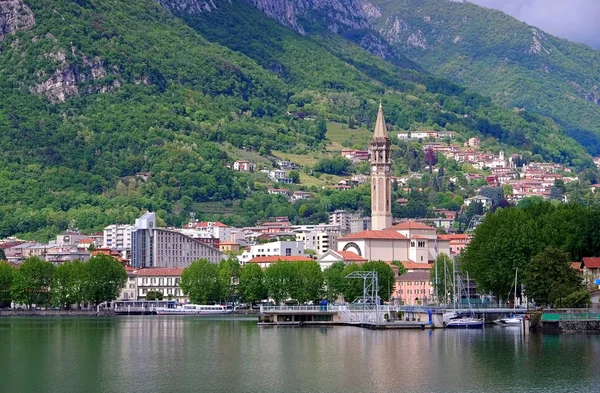 Lecco Lago de Como en Italia — Foto de Stock