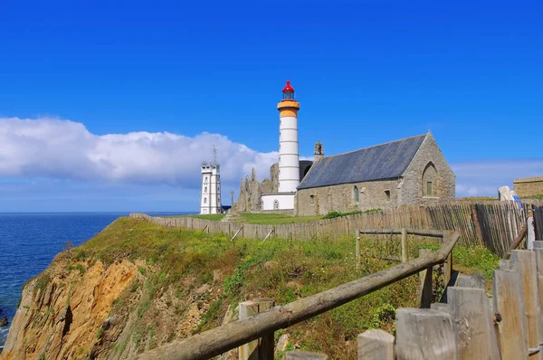 Phare de Saint-Mathieu v Bretani — Stock fotografie