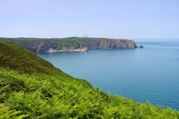 Cap Fréhel fyr i Bretagne — Stockfoto