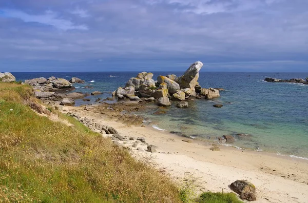 Kerlouan stranden i Finistère i Bretagne — Stockfoto