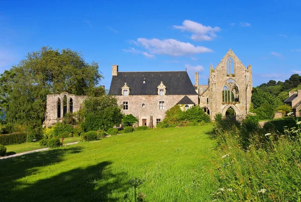 Abbaye de Beauport în Paimpol, Bretania — Fotografie, imagine de stoc