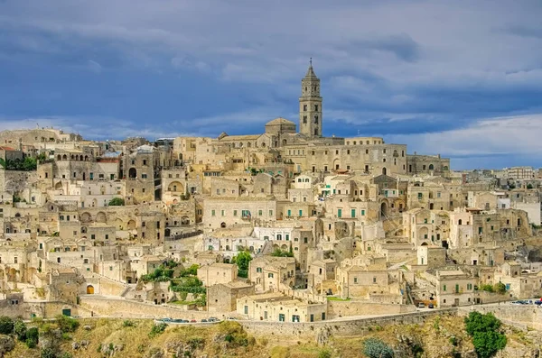 A cidade de Matera em Basilicata — Fotografia de Stock