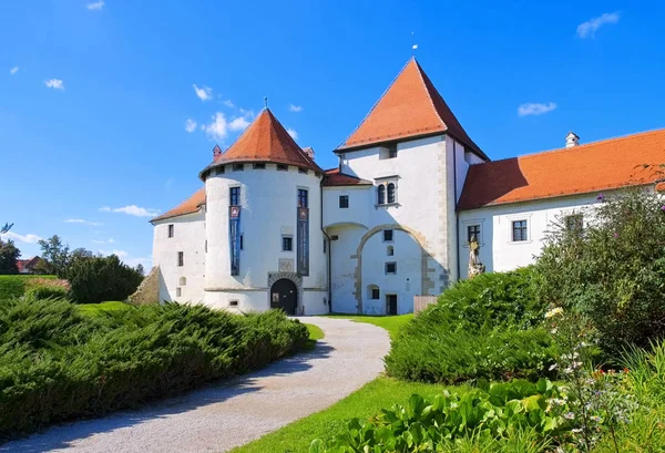 Původní středověký hrad v Varazdin — Stock fotografie