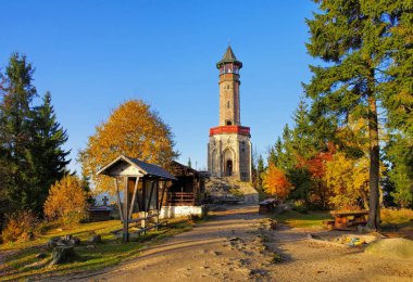 Kötü Wurzelsdorf Saat Kulesi Bohemya'da