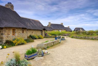 köy Meneham Brittany Finistère içinde