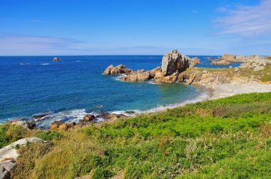 Plougrescant sahil Brittany