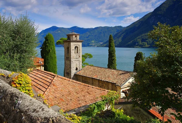 Oria church on Lake Lugano — Stock Photo, Image